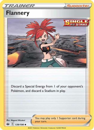 Flannery 139/198, SWSH06: Chilling Reign