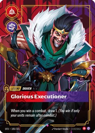 Draven, Glorious Executioner 185/221, Spiritforged