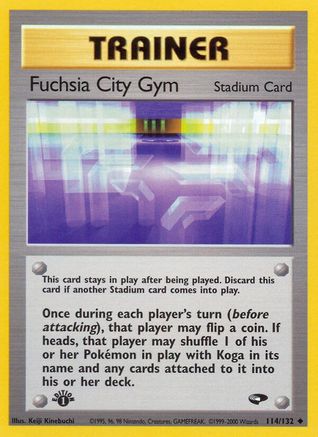 Fuchsia City Gym 114/132, Gym Challenge