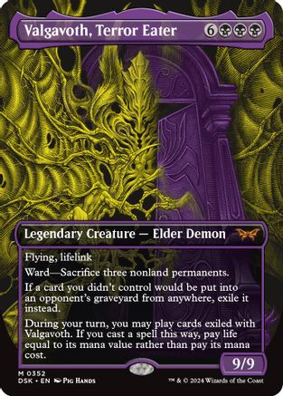 Valgavoth, Terror Eater (Showcase) 352, Duskmourn: House of Horror
