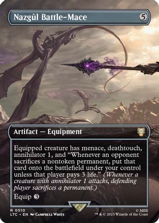 Nazgul Battle-Mace (Borderless) 510, Commander: The Lord of the Rings: Tales of Middle-earth
