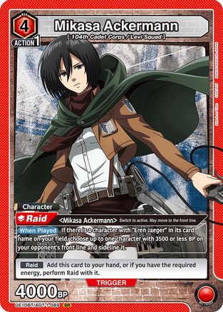 Mikasa Ackermann (089), UE10BT: Attack on Titan