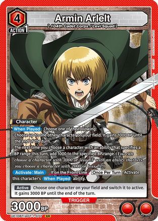 Armin Arlelt (077), UE10BT: Attack on Titan