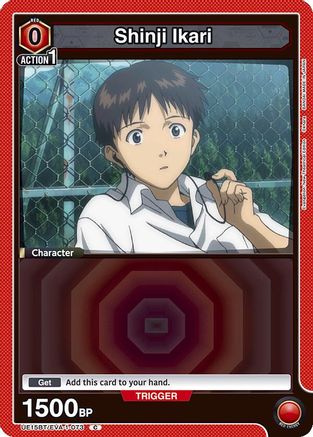 Shinji Ikari (073) (Box Topper Foil) UE15BT/EVA-1-073, UE15BT: Evangelion: New Theatrical Edition