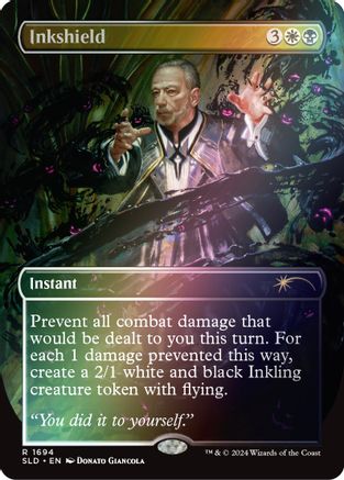 Inkshield (Rainbow Foil) 1694, Secret Lair Drop Series
