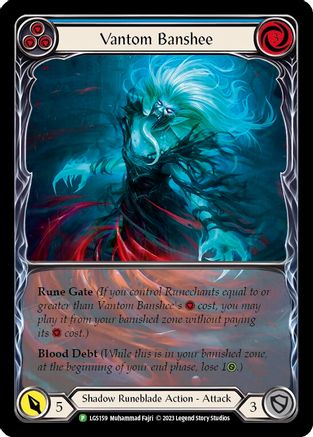Vantom Banshee (Blue) (Extended Art) LGS159, Flesh and Blood: Promo Cards