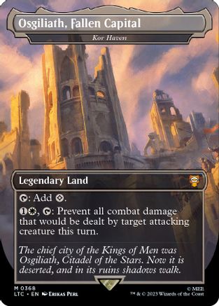 Osgiliath, Fallen Capital - Kor Haven (Borderless) 368, Commander: The Lord of the Rings: Tales of Middle-earth