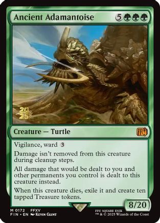 Ancient Adamantoise, Prerelease Cards