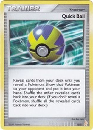 Quick Ball 10/11, DP Trainer Kit: Manaphy & Lucario
