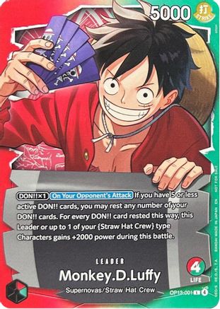Monkey.D.Luffy - OP13-001 (Ichiban Kuji Exclusive), One Piece Promotion Cards