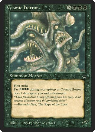 Cosmic Horror, Legends