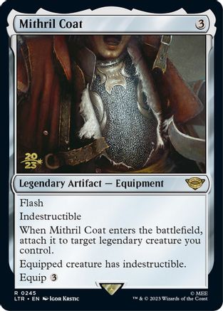 Mithril Coat 245, Prerelease Cards