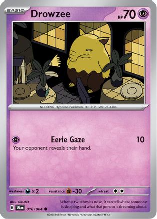 Drowzee 016/064, SV: Shrouded Fable