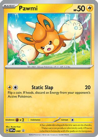 Pawmi 040, SV: Scarlet & Violet Promo Cards
