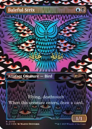 Baleful Strix (2070) (Rainbow Foil) 2070, Secret Lair Drop Series