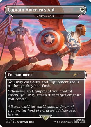 Captain America's Aid - Sigarda's Aid 1727, Secret Lair Drop Series