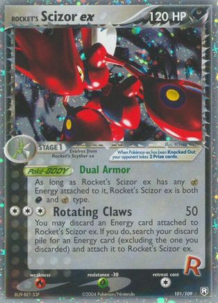 Rocket's Scizor ex, EX Team Rocket Returns