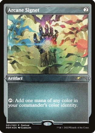 Arcane Signet (Foil Etched), MagicFest Cards