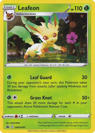 Leafeon SWSH191, SWSH: Sword & Shield Promo Cards