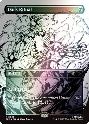 Dark Ritual (2020) (Rainbow Foil) 2020, Secret Lair Drop Series