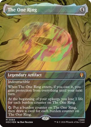 The One Ring (Borderless) (Surge Foil), The Hobbit: Eternal-Legal