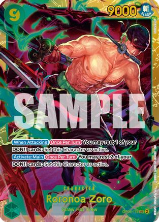 Roronoa Zoro - OP06-118 (Reprint), Premium Booster -The Best- Vol. 2
