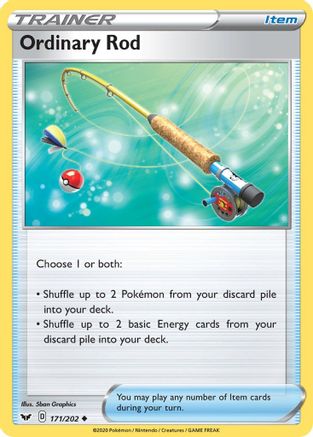 Ordinary Rod 171/202, SWSH01: Sword & Shield Base Set