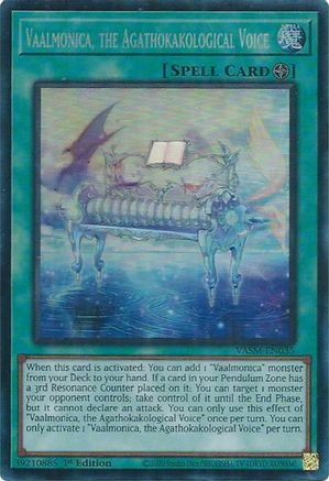 Vaalmonica, the Agathokakological Voice (CR) VASM-EN035, Valiant Smashers