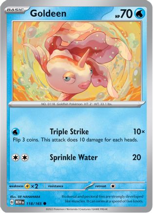 Goldeen 118/165, SV: Scarlet & Violet 151