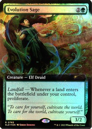 Evolution Sage (Extended Art) 765, Secret Lair Drop Series