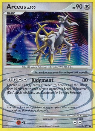 Arceus DP50, Diamond and Pearl Promos