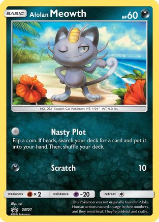 Alolan Meowth SM51, SM Promos