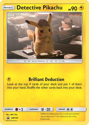 Detective Pikachu SM194, SM Promos