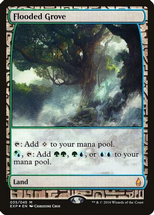 Flooded Grove 35, Zendikar Expeditions