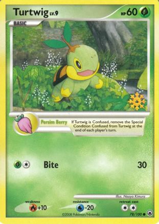 Turtwig - 78/100 078/100, Countdown Calendar Promos
