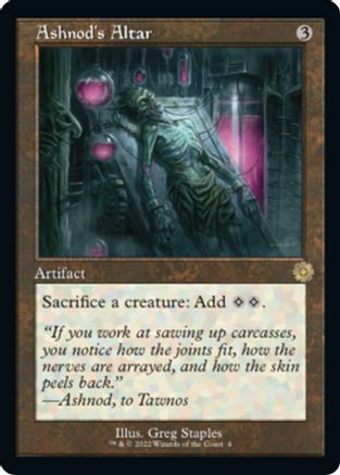 Ashnod's Altar 4, The Brothers' War: Retro Frame Artifacts