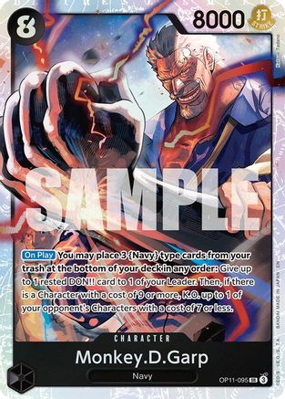 Monkey.D.Garp OP11-095, A Fist of Divine Speed